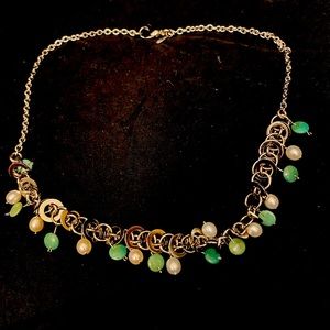 Simona Collin - Italian Silver & Bead Necklace